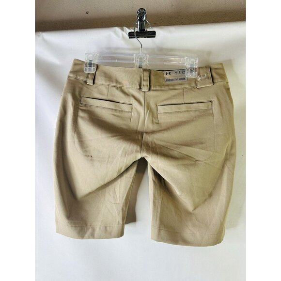 New Under Armour Womens 4 Spell Out Polyester Bermuda Shorts - Picture 9 of 10